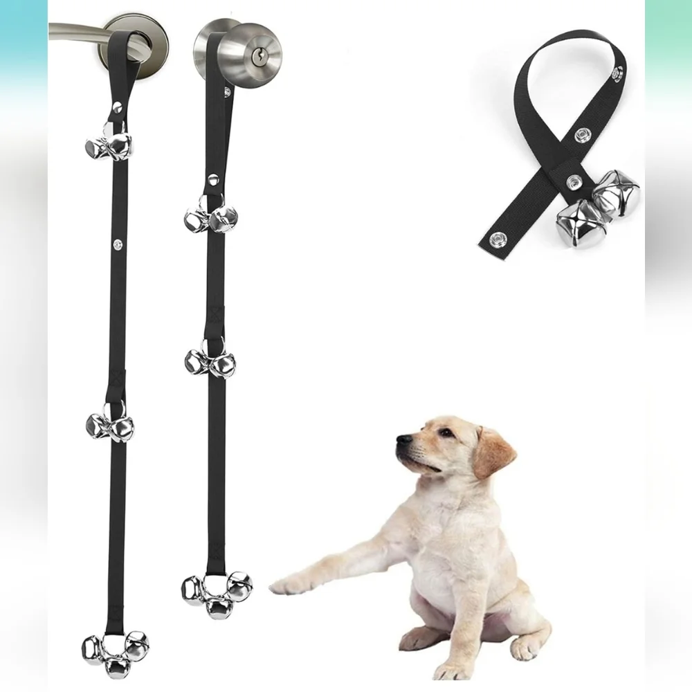 🐕 Dog housebreaking/training door jingle bells. 2 pack.
